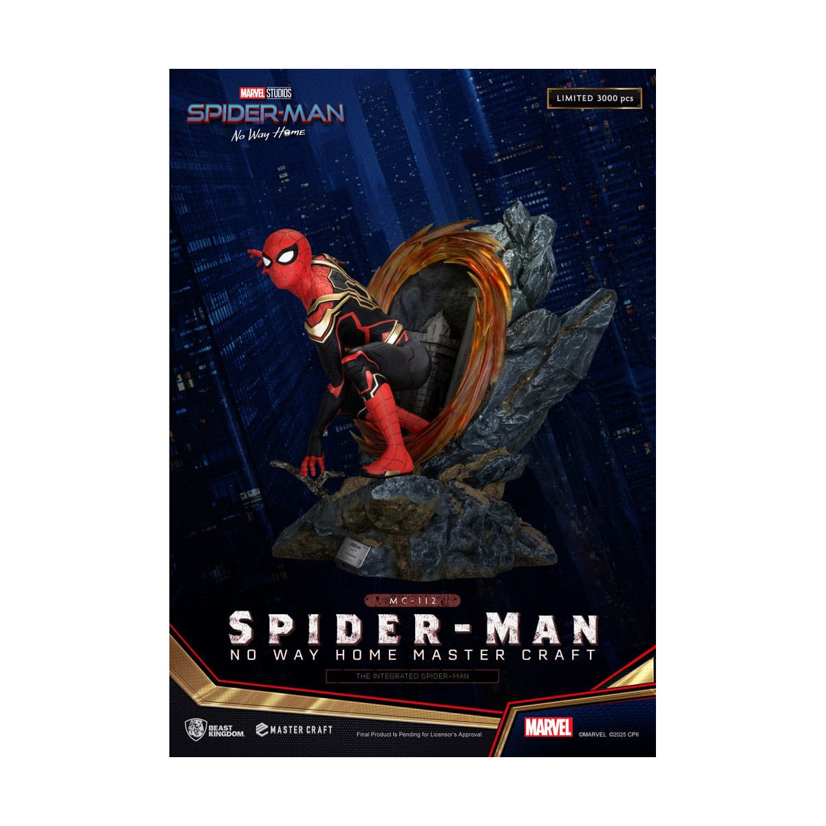 Beast Kingdom Marvel - Master Craft The Amazing Spider-Man - Spider-Man: Sin camino a casa