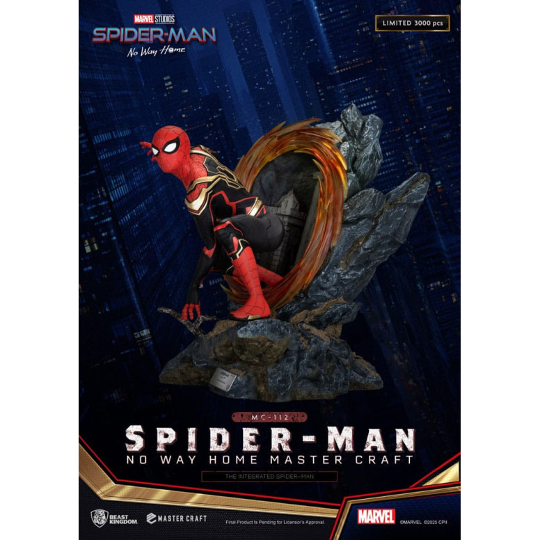 Beast Kingdom Marvel - Master Craft The Amazing Spider-Man - Spider-Man: Sin camino a casa
