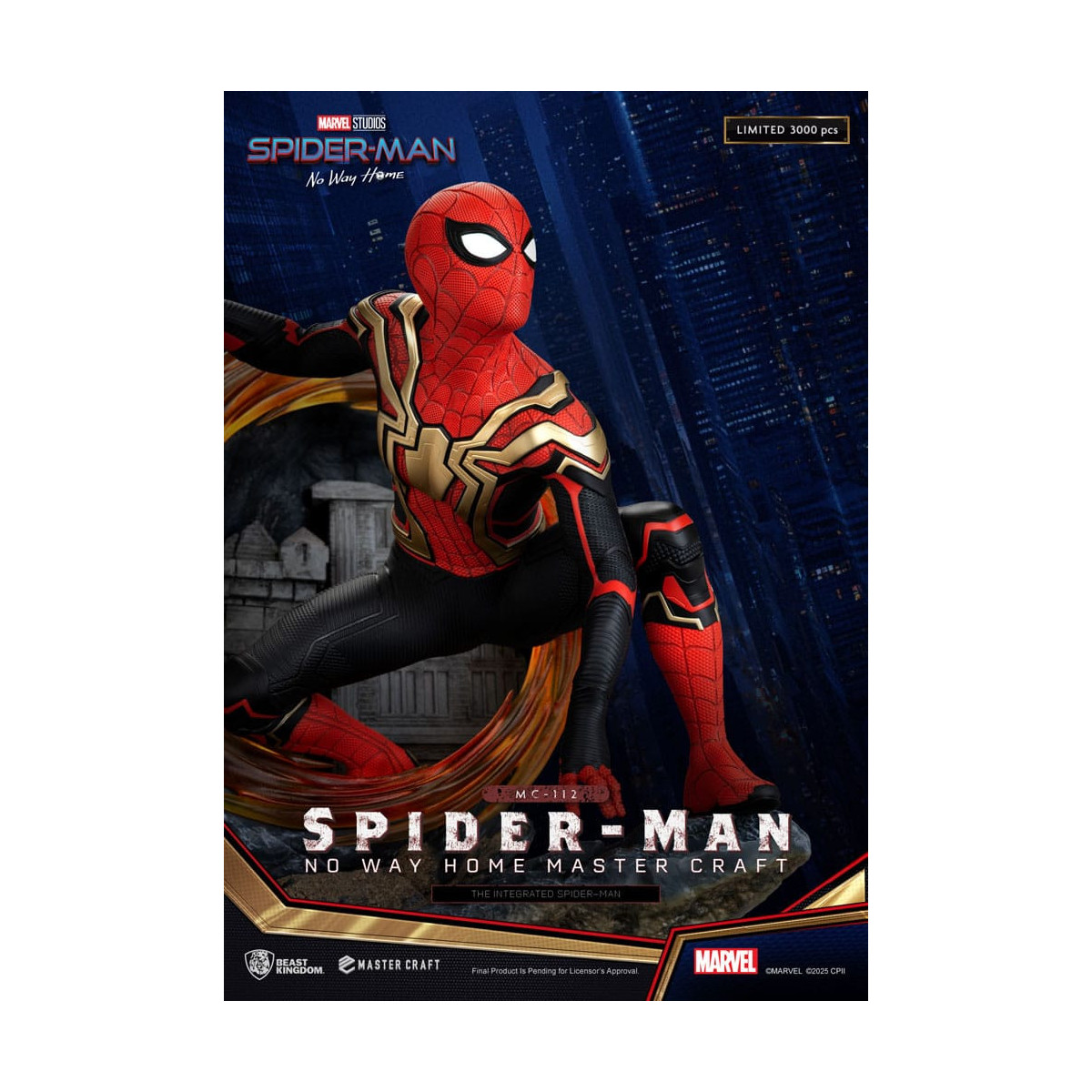 Beast Kingdom Marvel - Master Craft The Amazing Spider-Man - Spider-Man: Sin camino a casa