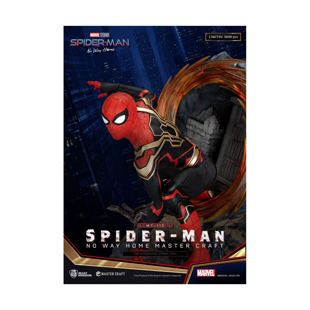 Beast Kingdom Marvel - Master Craft The Amazing Spider-Man - Spider-Man: Sin camino a casa
