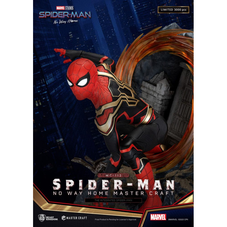 Beast Kingdom Marvel - Master Craft The Amazing Spider-Man - Spider-Man: Sin camino a casa