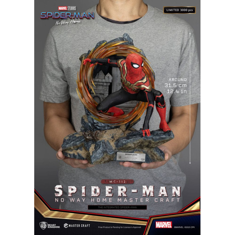 Beast Kingdom Marvel - Master Craft The Amazing Spider-Man - Spider-Man: Sin camino a casa
