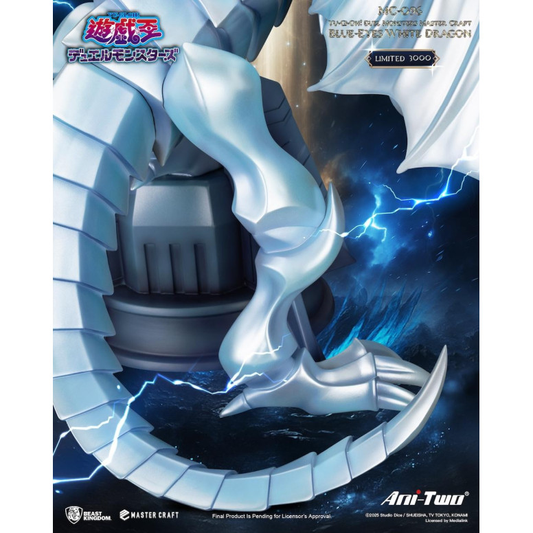 Beast Kingdom - Master Craft YU-GI-OH Duel Monsters - Dragon Blanco con ojos azules