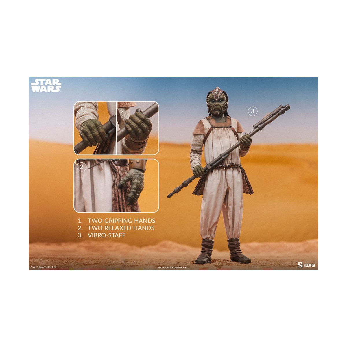 Sideshow Star Wars - Klaatu 1/6 Escoria y Villanía - El Retorno del Jedi