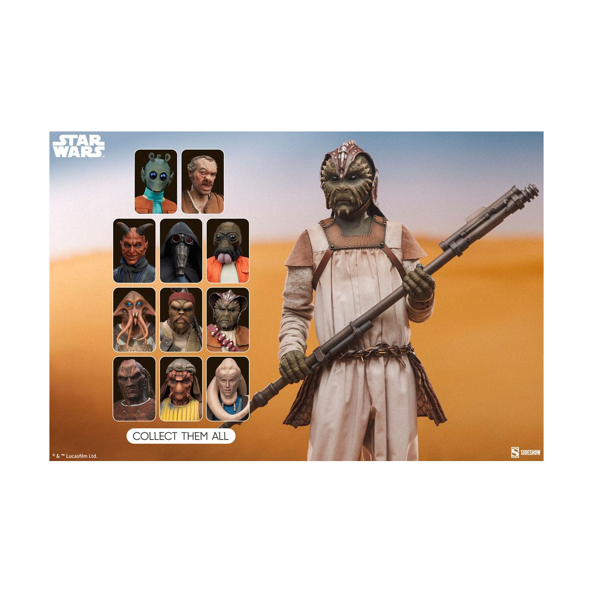 Sideshow Star Wars - Klaatu 1/6 Escoria y Villanía - El Retorno del Jedi