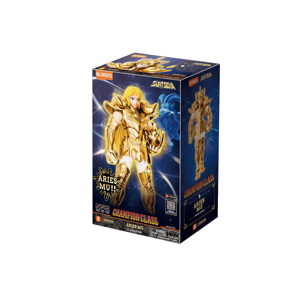 Blokees Saint Seiya - Clase Campeón Aries Mu - Mu du Belier