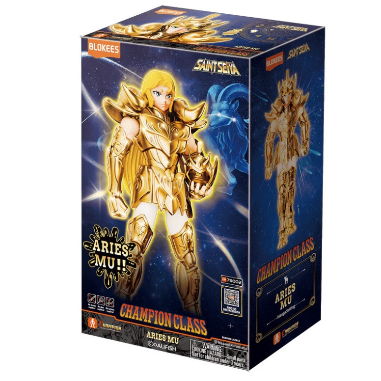Blokees Saint Seiya - Clase Campeón Aries Mu - Mu du Belier