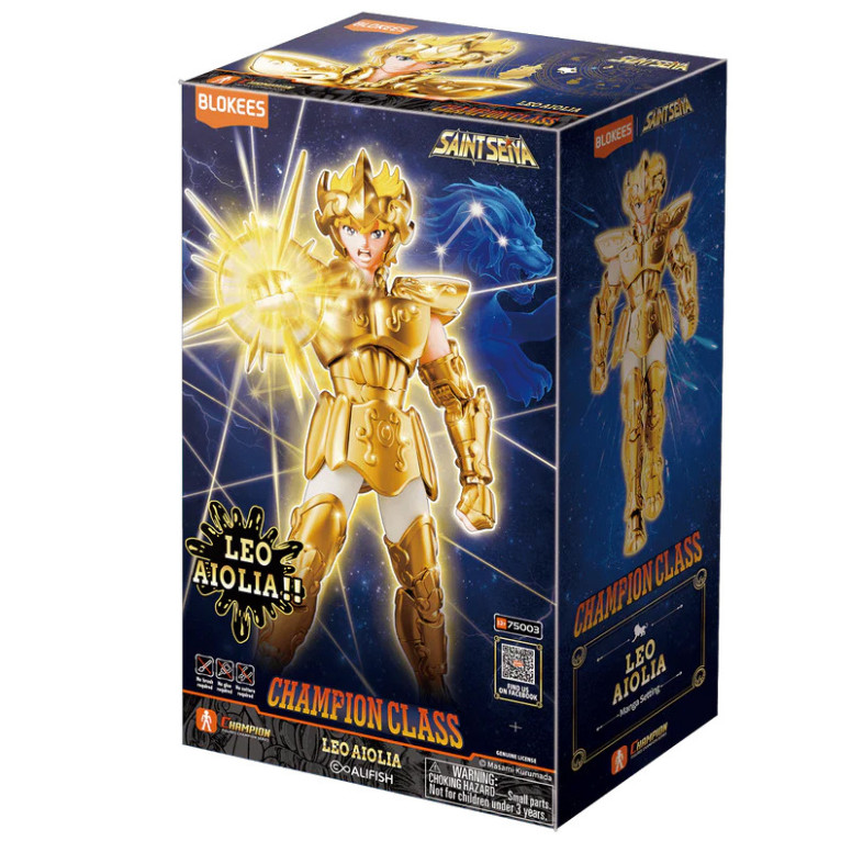 Blokees Saint Seiya - Clase Campeón Leo Aiolia - Aior del León