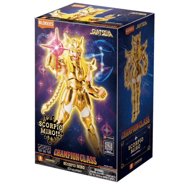 Blokees Saint Seiya - Clase Campeón Milo Escorpión - Milo del Escorpión