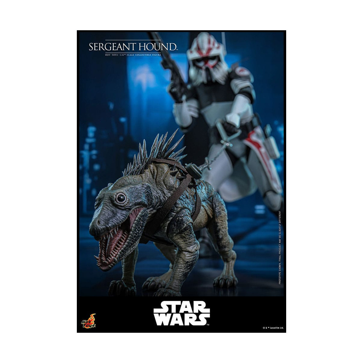 Hot Toys Star Wars - Sargento Sabueso - The Clone Wars 1/6