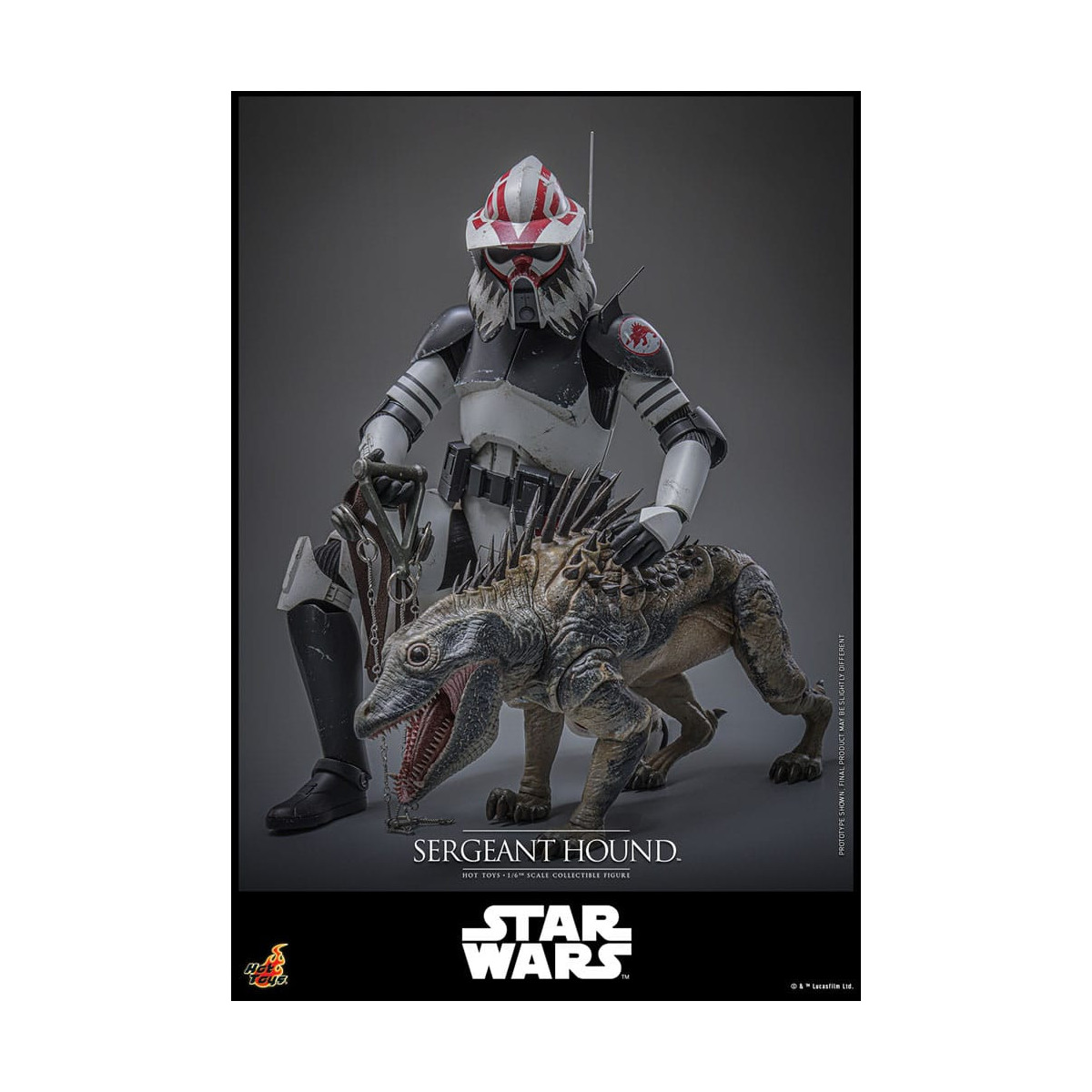 Hot Toys Star Wars - Sargento Sabueso - The Clone Wars 1/6