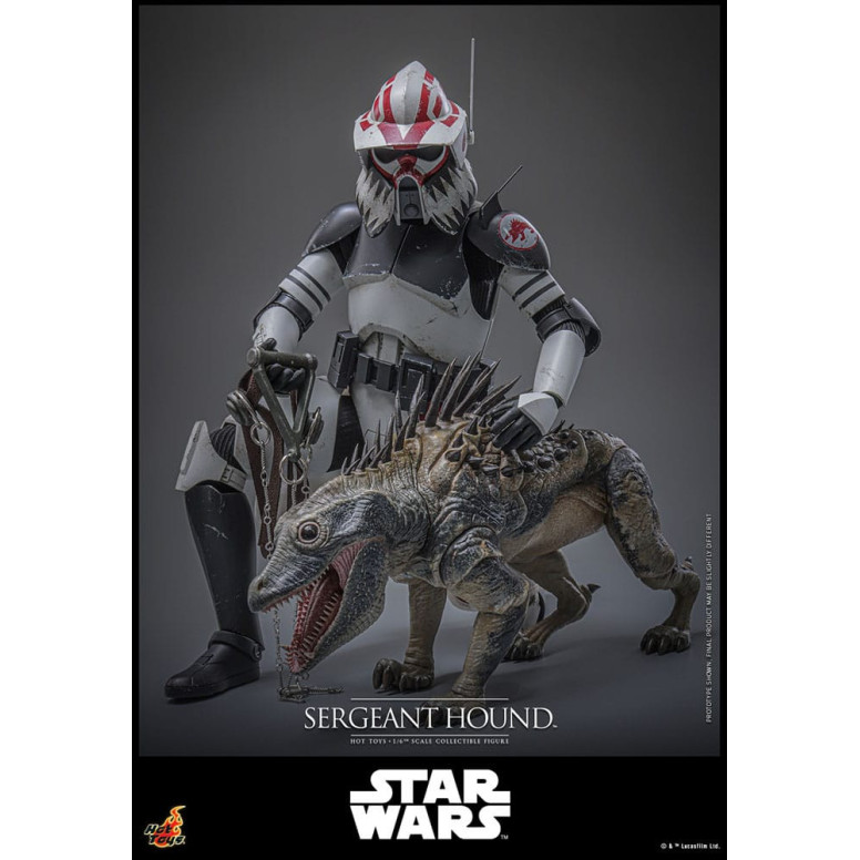 Hot Toys Star Wars - Sargento Sabueso - The Clone Wars 1/6