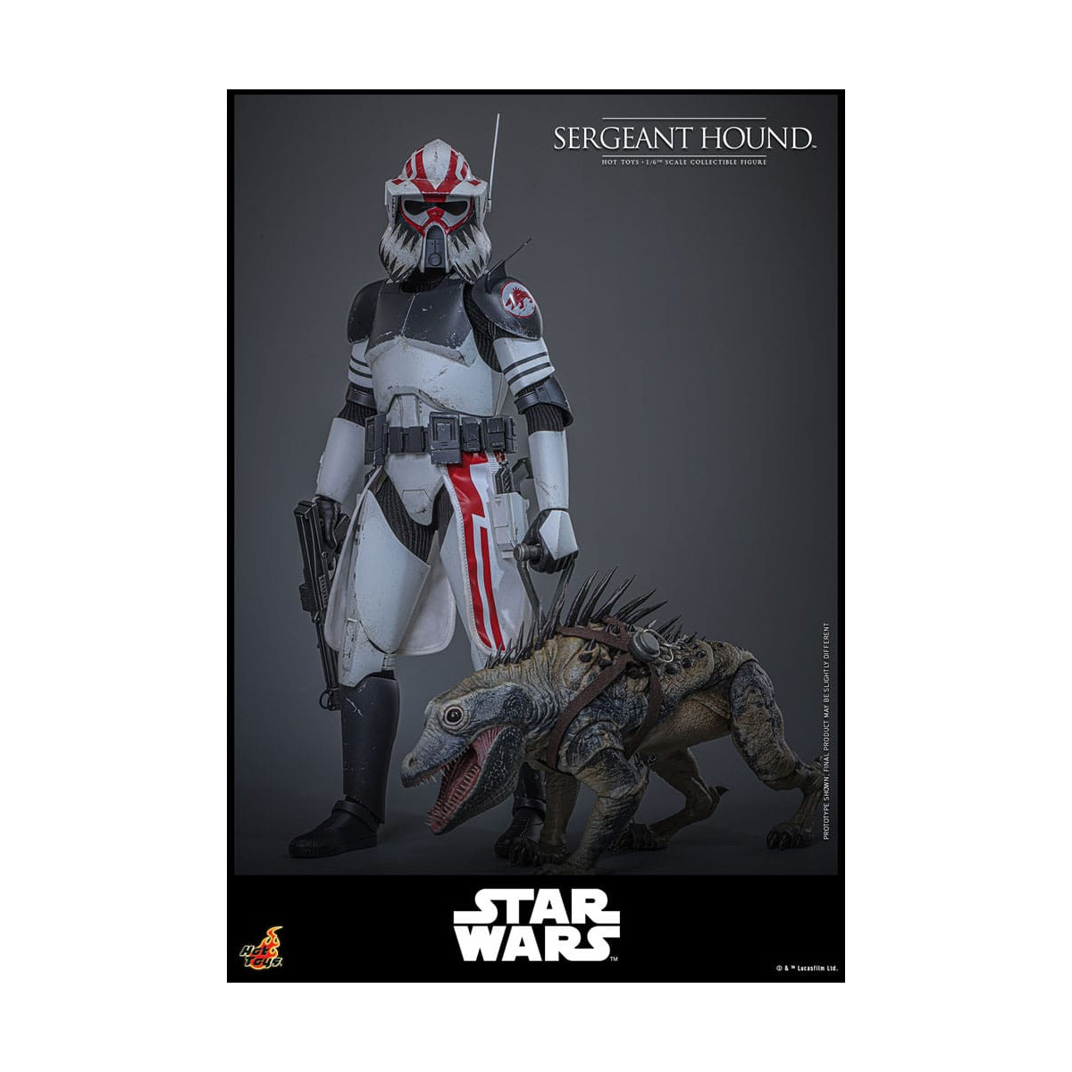 Hot Toys Star Wars - Sargento Sabueso - The Clone Wars 1/6