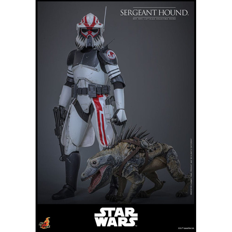 Hot Toys Star Wars - Sargento Sabueso - The Clone Wars 1/6