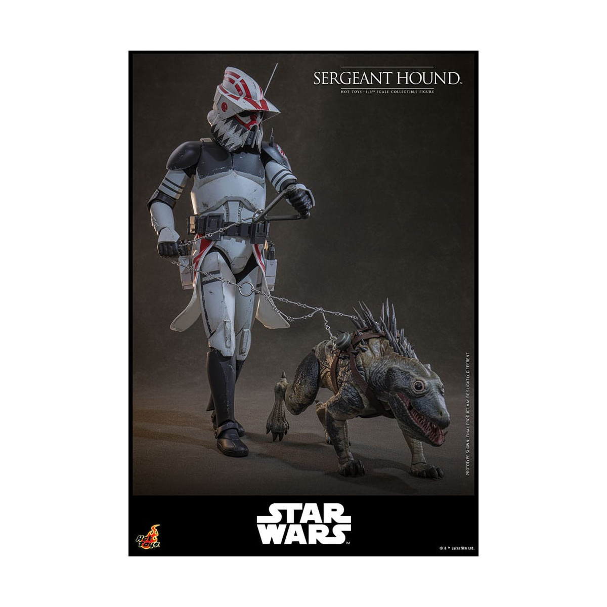Hot Toys Star Wars - Sargento Sabueso - The Clone Wars 1/6