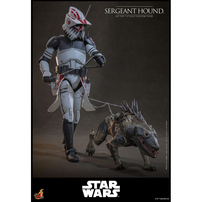 Hot Toys Star Wars - Sargento Sabueso - The Clone Wars 1/6