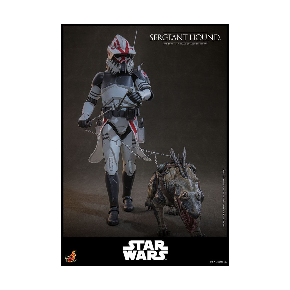 Hot Toys Star Wars - Sargento Sabueso - The Clone Wars 1/6