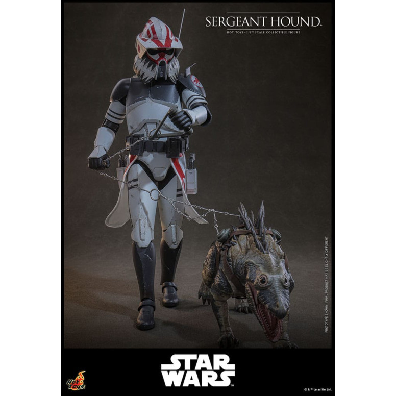 Hot Toys Star Wars - Sargento Sabueso - The Clone Wars 1/6