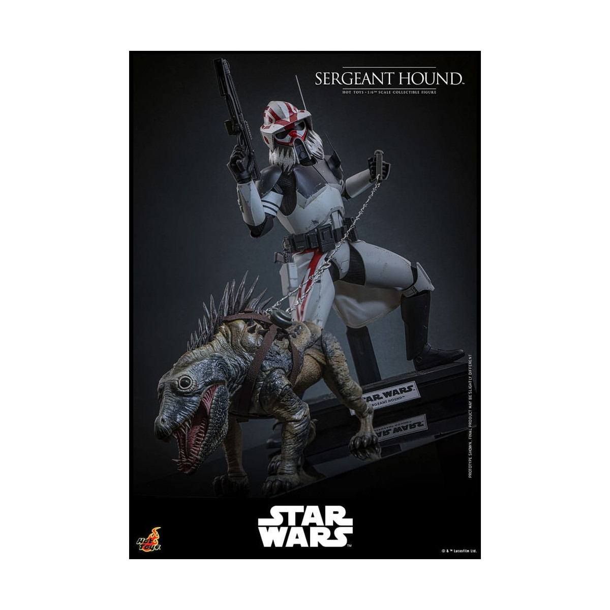 Hot Toys Star Wars - Sargento Sabueso - The Clone Wars 1/6