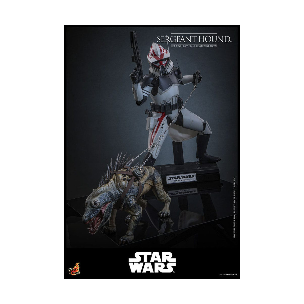 Hot Toys Star Wars - Sargento Sabueso - The Clone Wars 1/6