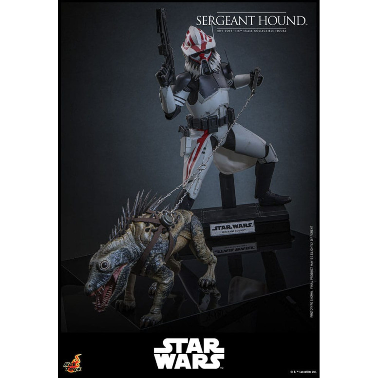 Hot Toys Star Wars - Sargento Sabueso - The Clone Wars 1/6