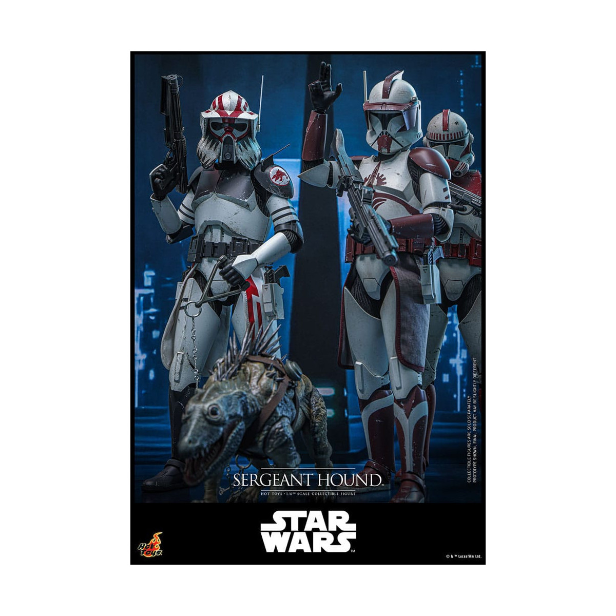 Hot Toys Star Wars - Sargento Sabueso - The Clone Wars 1/6