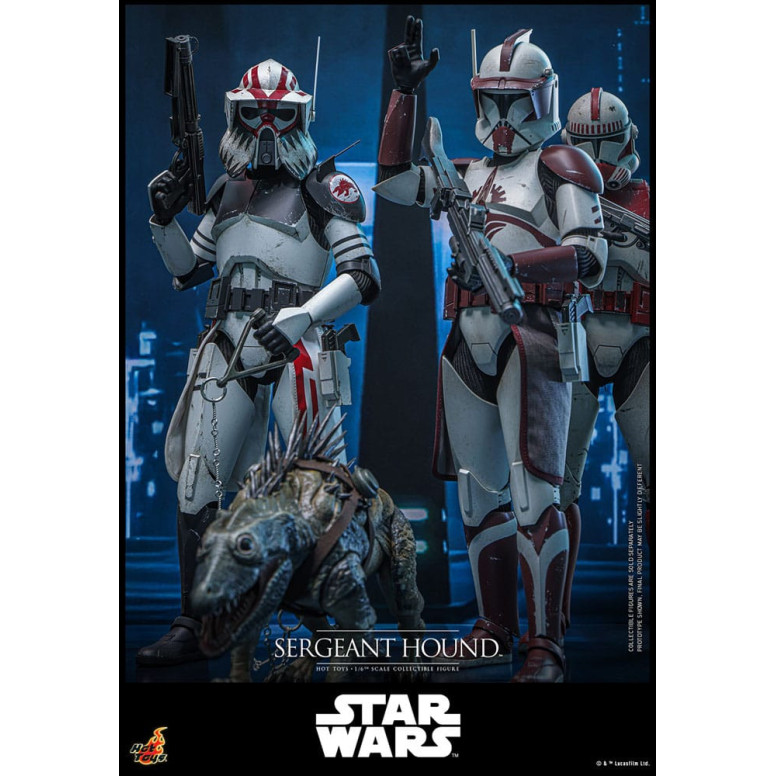 Hot Toys Star Wars - Sargento Sabueso - The Clone Wars 1/6