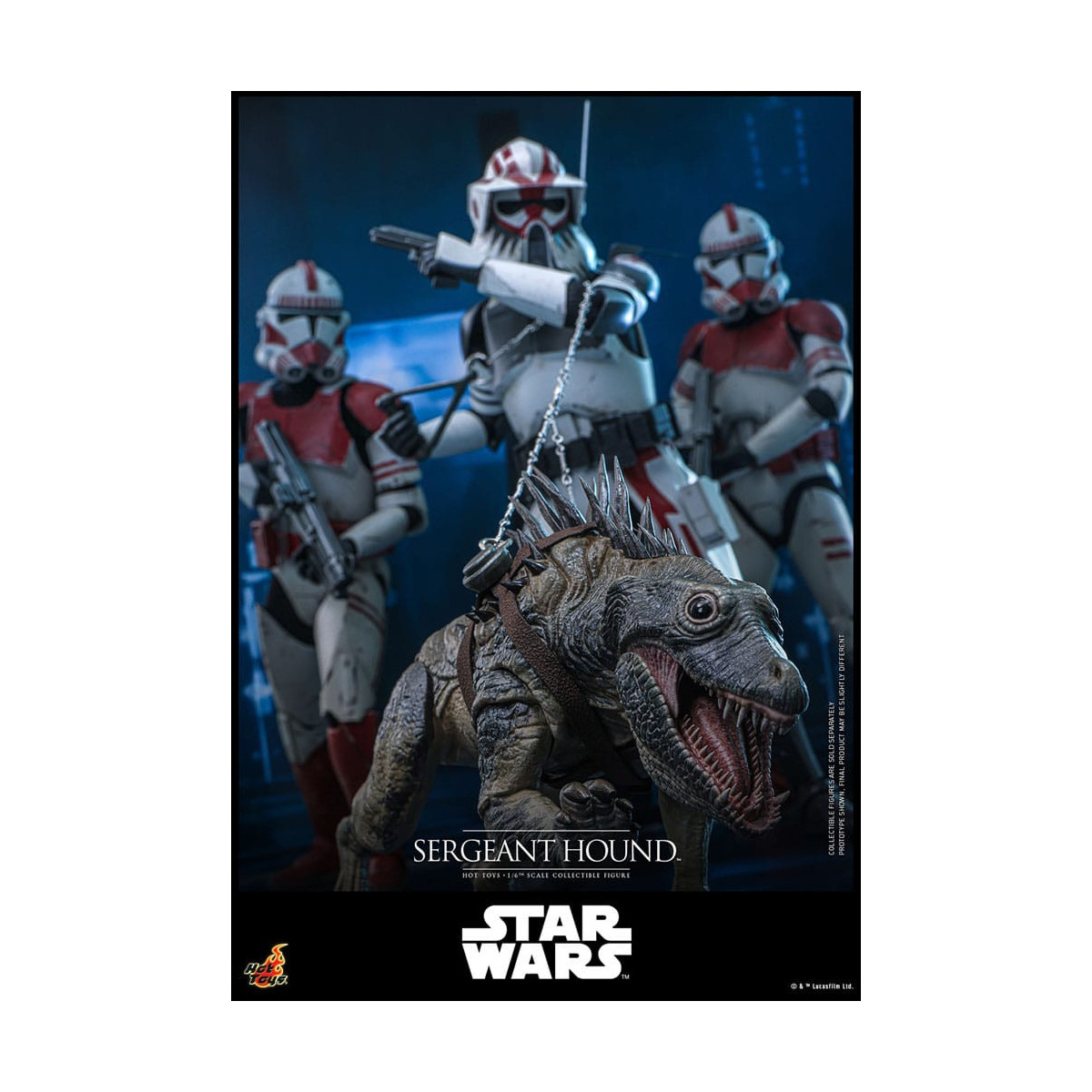 Hot Toys Star Wars - Sargento Sabueso - The Clone Wars 1/6