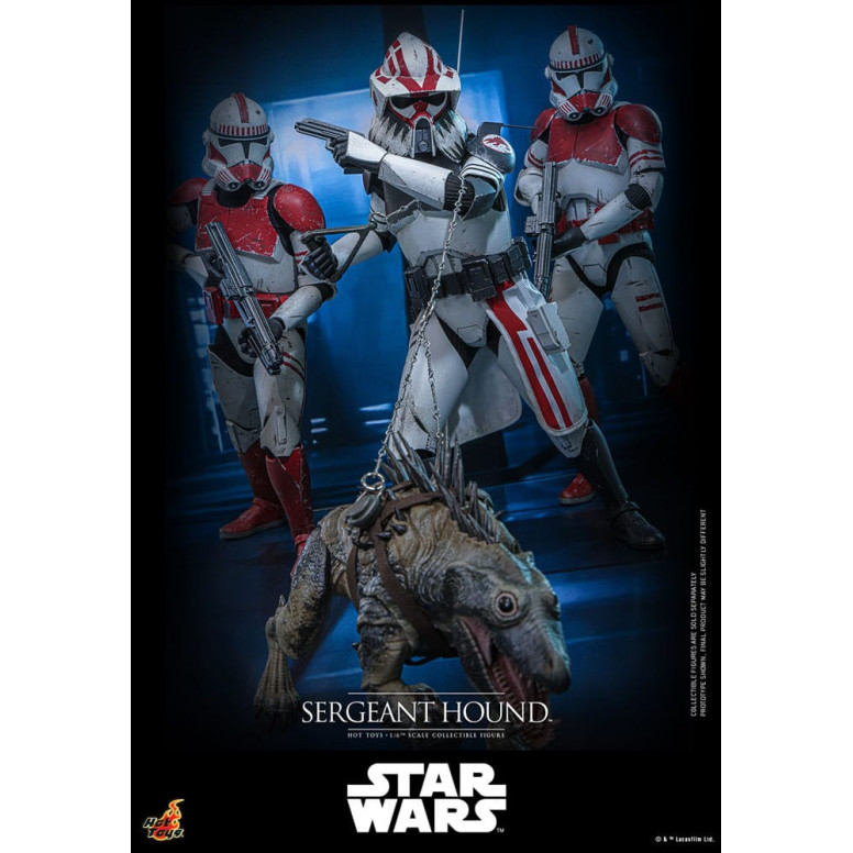 Hot Toys Star Wars - Sargento Sabueso - The Clone Wars 1/6