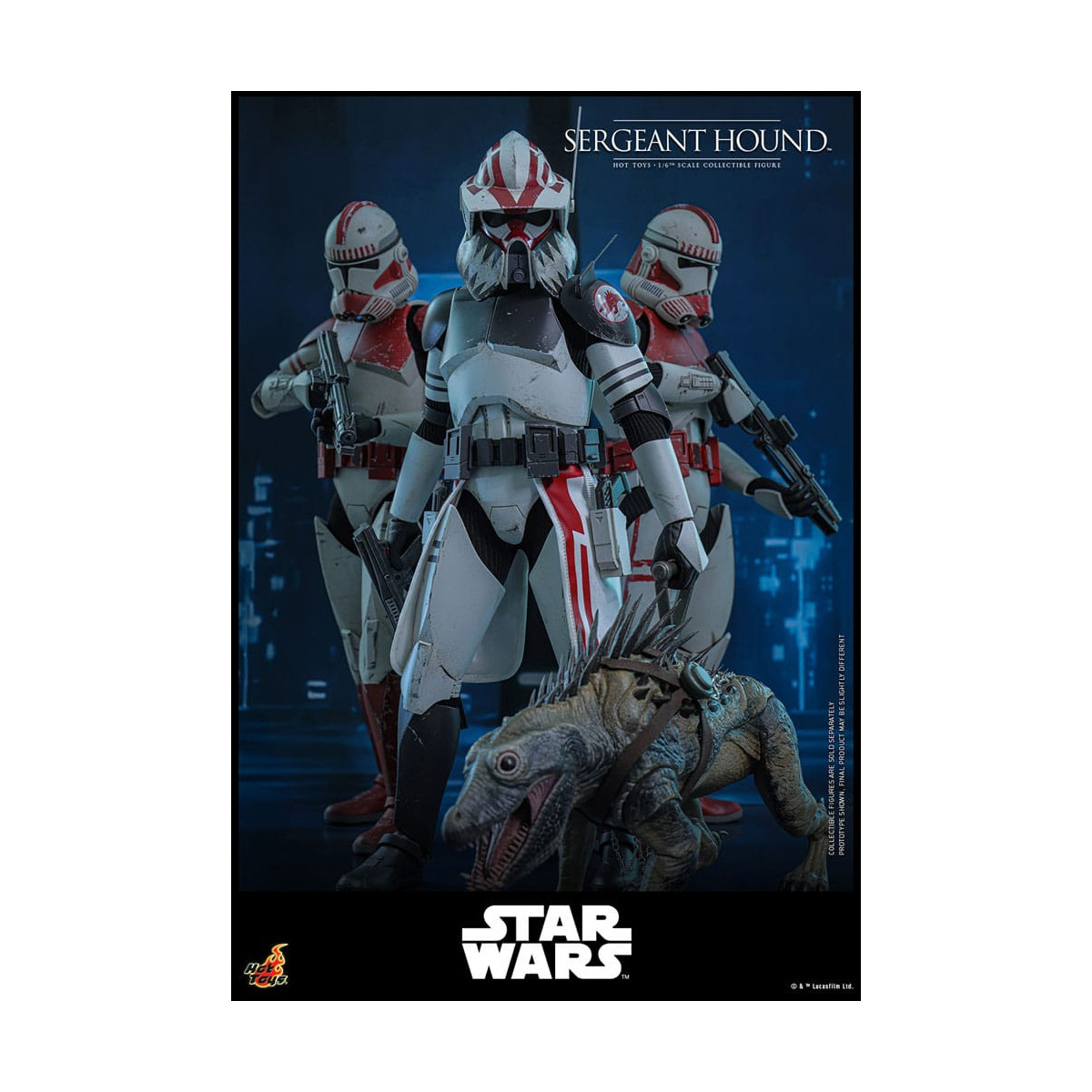 Hot Toys Star Wars - Sargento Sabueso - The Clone Wars 1/6