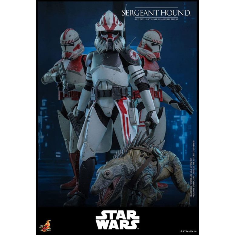 Hot Toys Star Wars - Sargento Sabueso - The Clone Wars 1/6