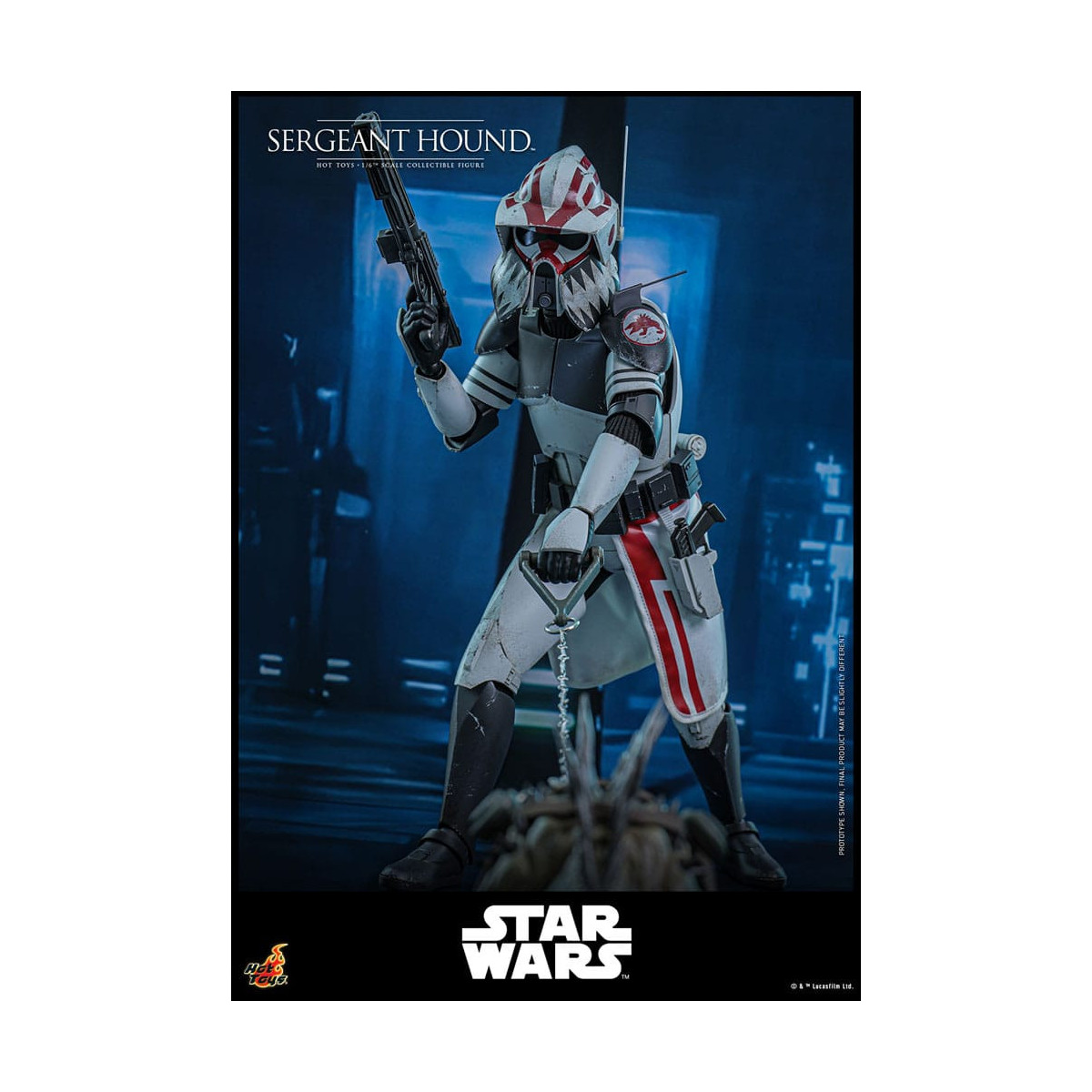 Hot Toys Star Wars - Sargento Sabueso - The Clone Wars 1/6