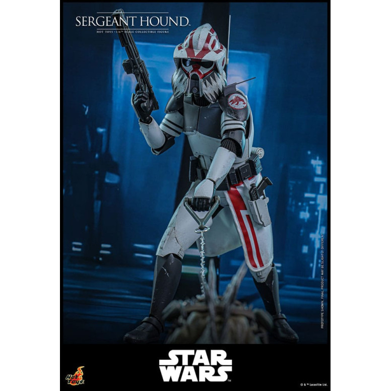 Hot Toys Star Wars - Sargento Sabueso - The Clone Wars 1/6