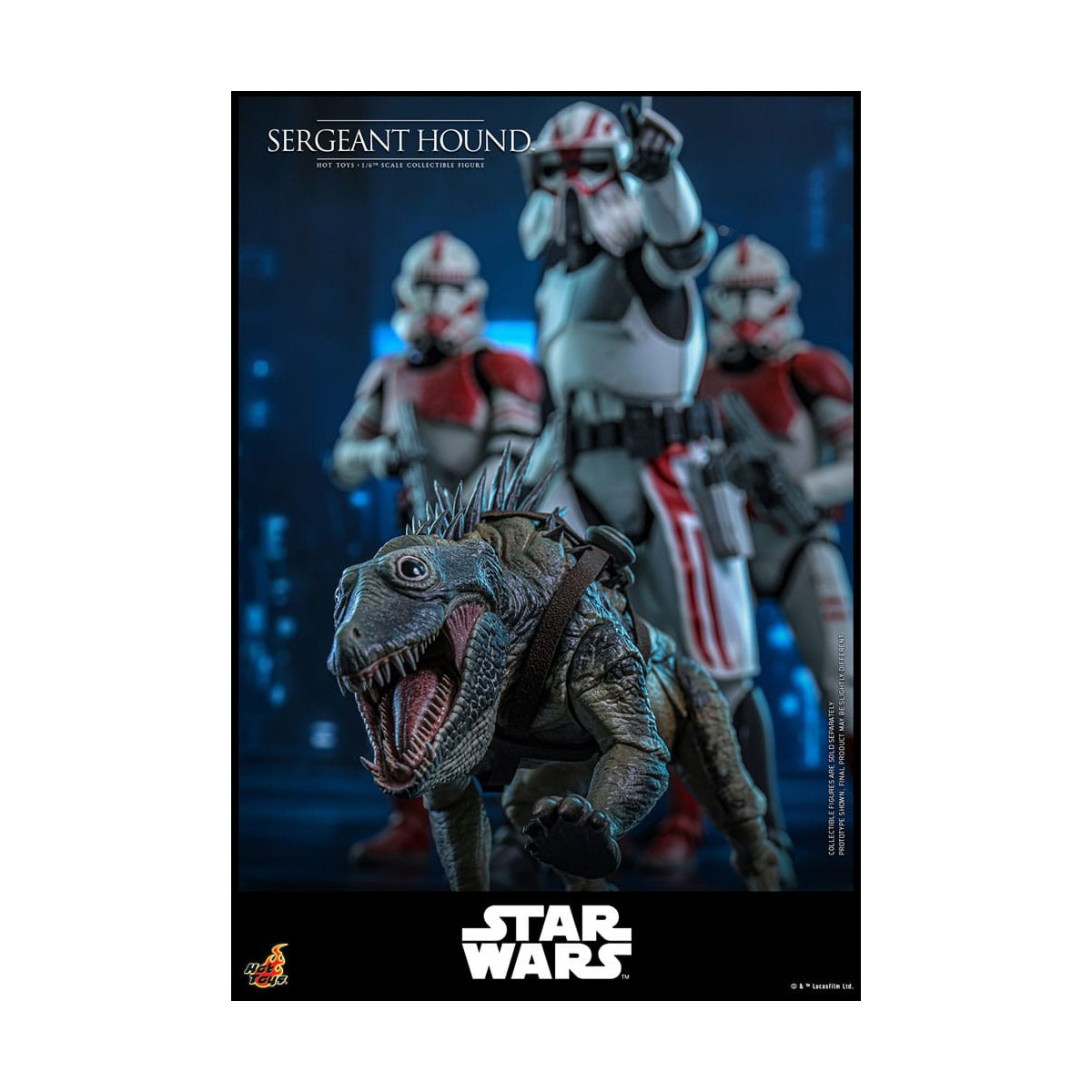 Hot Toys Star Wars - Sargento Sabueso - The Clone Wars 1/6