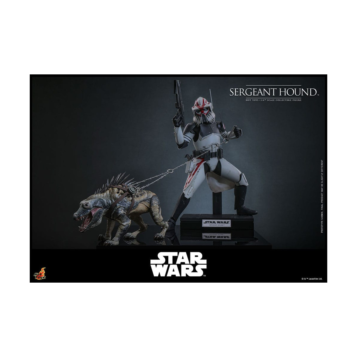 Hot Toys Star Wars - Sargento Sabueso - The Clone Wars 1/6