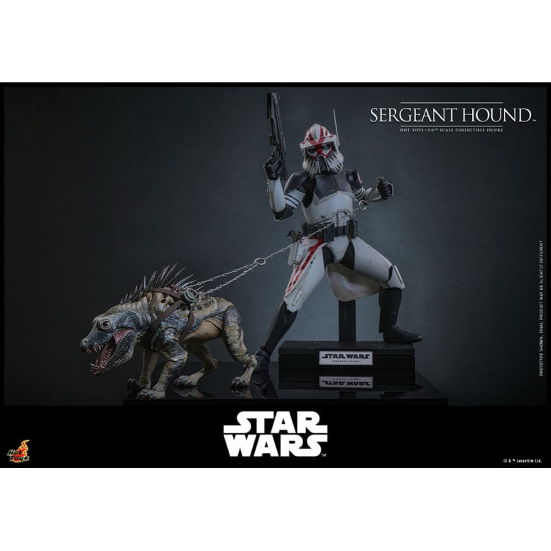 Hot Toys Star Wars - Sargento Sabueso - The Clone Wars 1/6