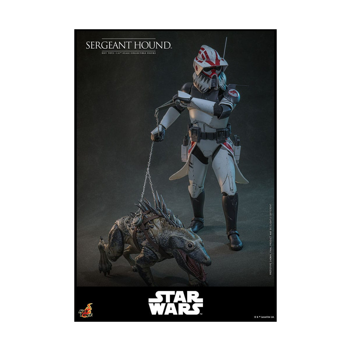 Hot Toys Star Wars - Sargento Sabueso - The Clone Wars 1/6