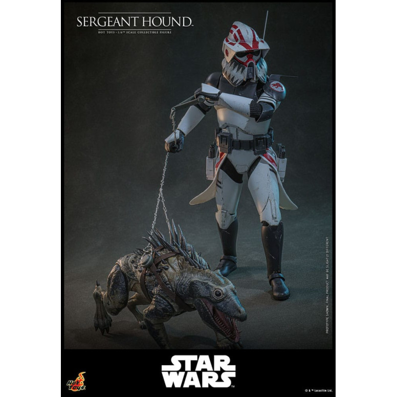 Hot Toys Star Wars - Sargento Sabueso - The Clone Wars 1/6