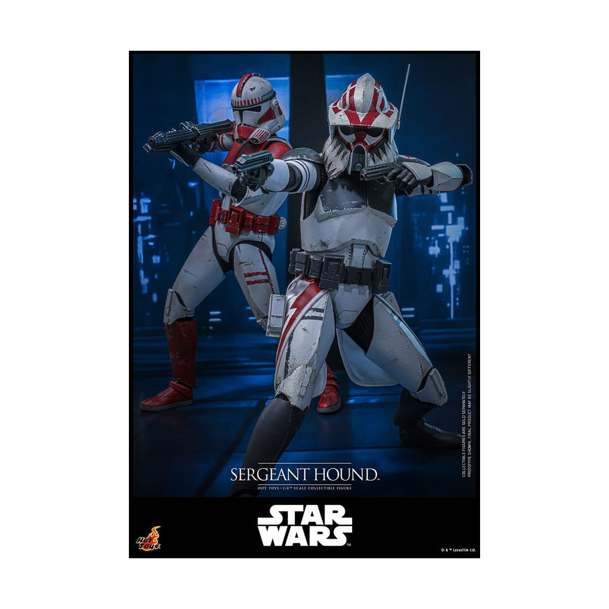 Hot Toys Star Wars - Sargento Sabueso - The Clone Wars 1/6