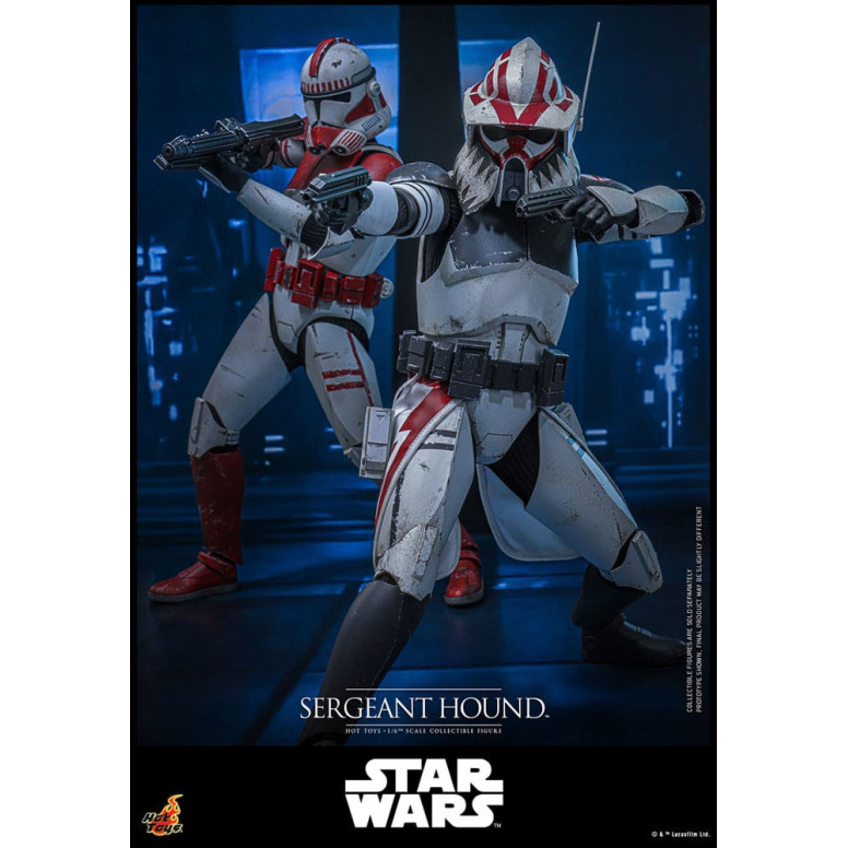 Hot Toys Star Wars - Sargento Sabueso - The Clone Wars 1/6