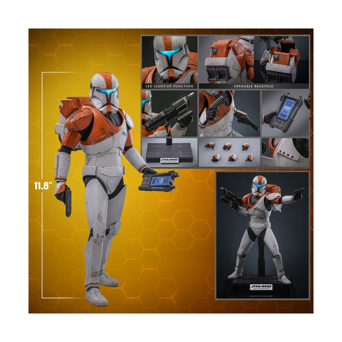 Hot Toys Star Wars - Jefe Comando Clon - The Clone Wars 1/6 TMS151