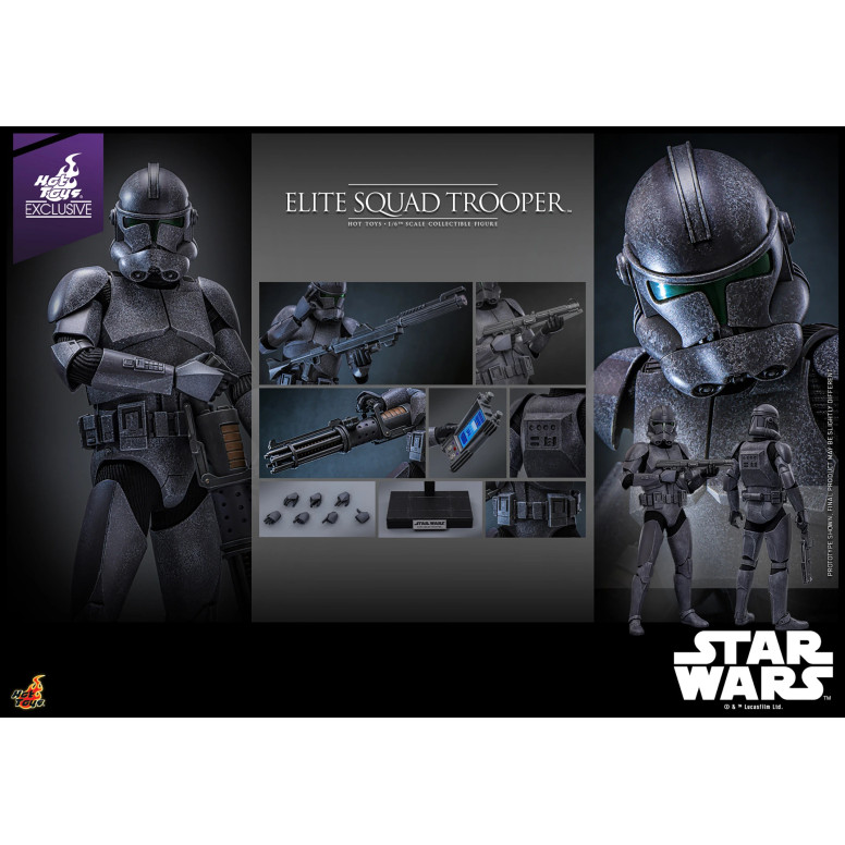 Hot Toys Star Wars - Tropa del Escuadrón de Élite 1/6 - The Bad Batch Hot Toys Exclusive TMS150