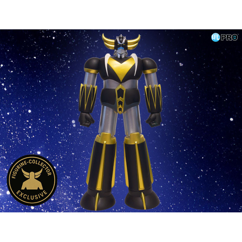 HL Pro - Grendizer Coleccionista de Figuras Exclusivo Negro y Oro - Jumbo Machinder - Shogun Warrior Ufo Robot Grendizer