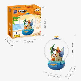 Pantasy - Garfield Serie Bola de Cristal - Garfield Chill Island (set to build)