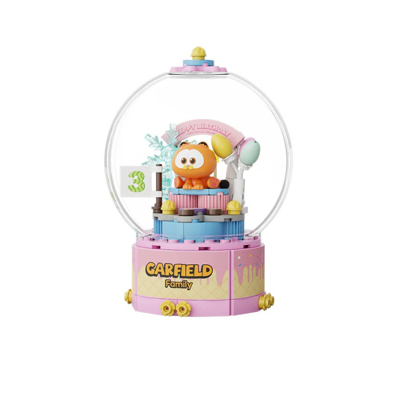 Pantasy - Garfield Serie Bola de Cristal - Garfield Birthday Cake (set to build)