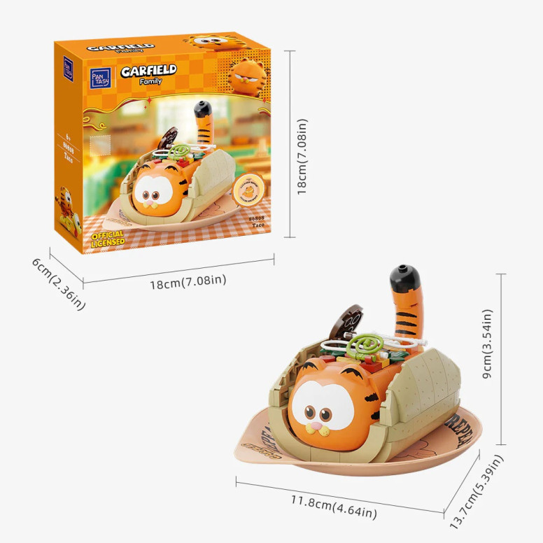 Pantasy - Garfield Foodie Series - Garfield Taco (set to build)