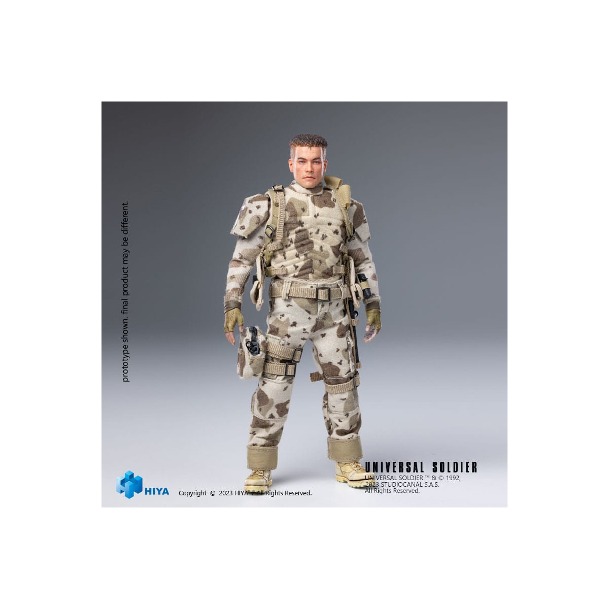 HIYA TOYS - Exquisite Super Series 1/12 - Soldado Universal (1992) Andrew Scott figura de acción