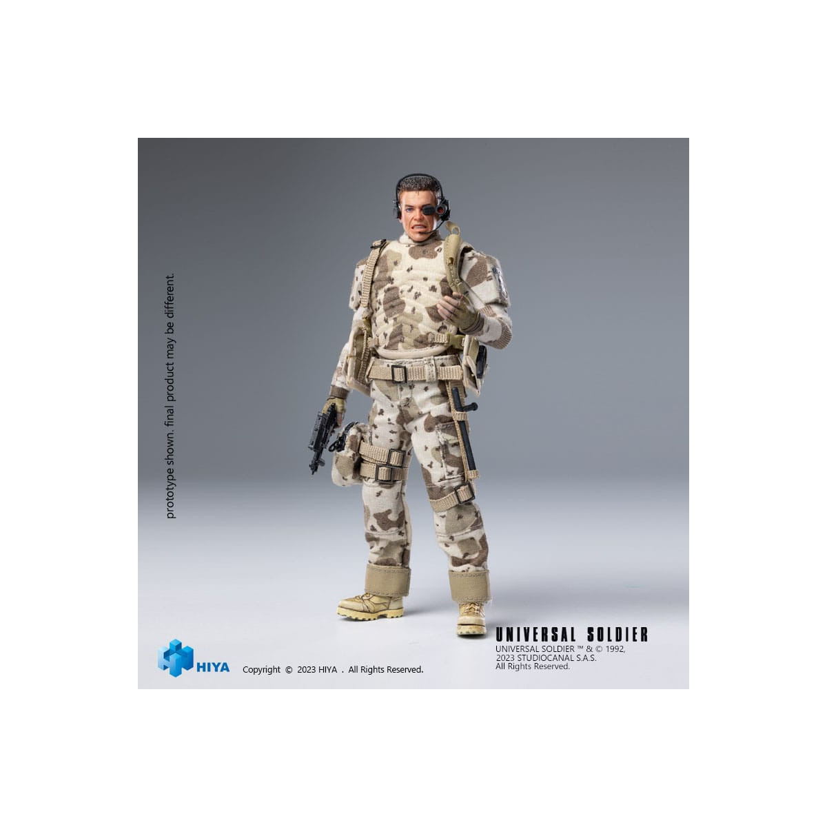 HIYA TOYS - Exquisite Super Series 1/12 - Soldado Universal (1992) Andrew Scott figura de acción