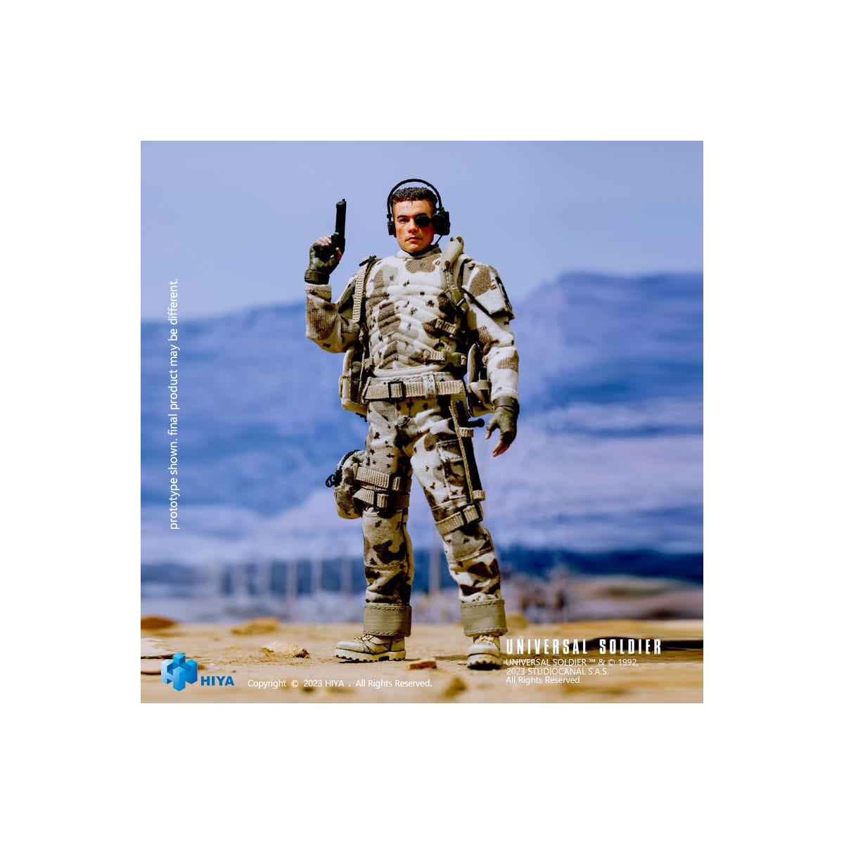 HIYA TOYS - Exquisite Super Series 1/12 - Soldado Universal (1992) Andrew Scott figura de acción