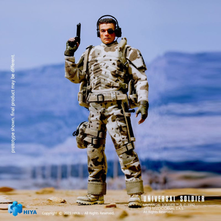 HIYA TOYS - Exquisite Super Series 1/12 - Soldado Universal (1992) Andrew Scott figura de acción